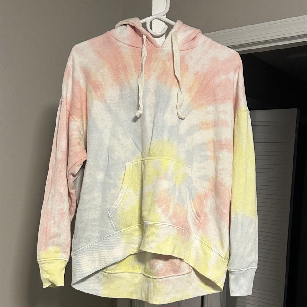 Aerie Tie-Dye Hoodie - Pink, Yellow, Blue